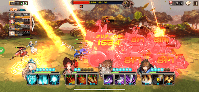 キングスレイド戦闘1